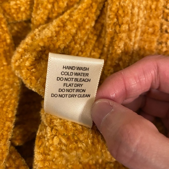 Favlux mustard oversized poncho top Size Medium - Picture 10 of 11